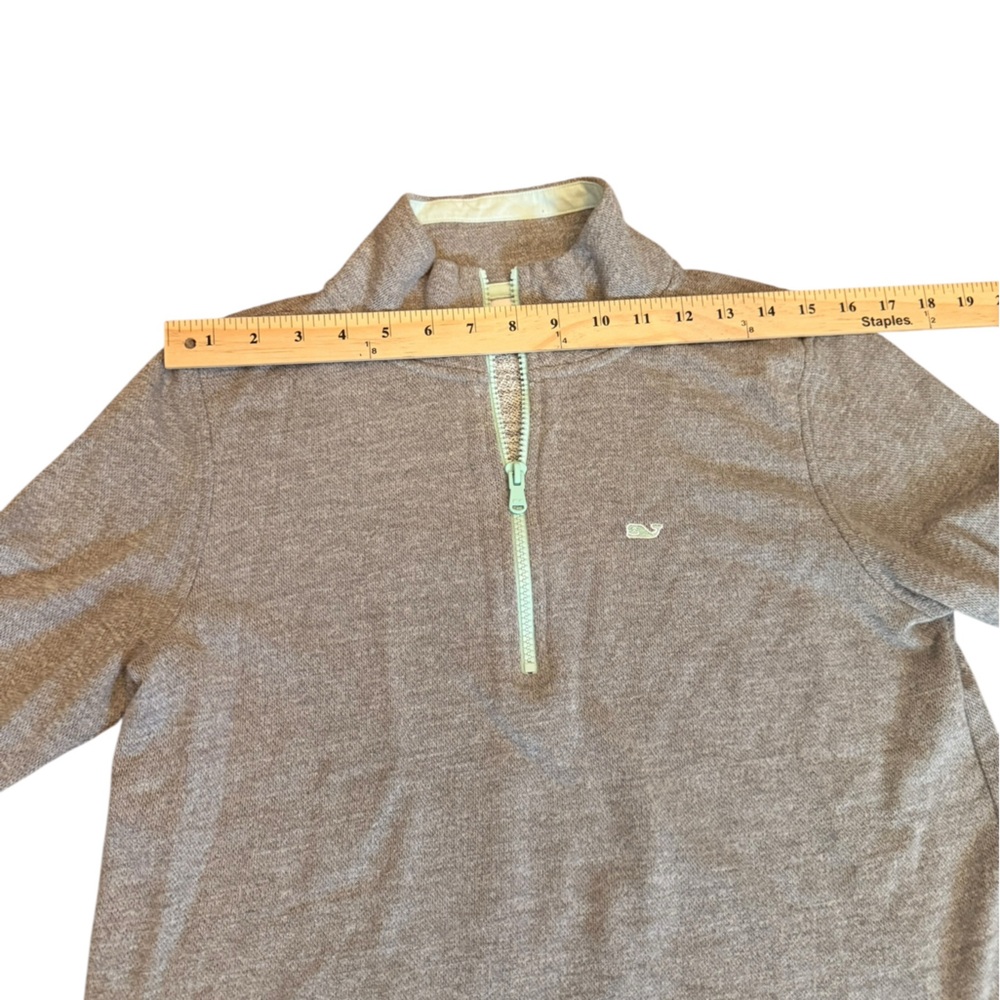 Vineyard Vines Pullover Gray And Mint Quarter-Zip… - image 7